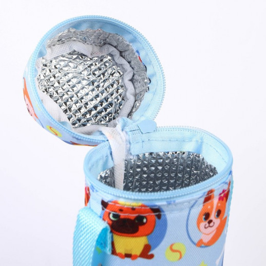 Термо-чехол для бутылочки «ТРЕНД. Пёсики», форма тубус