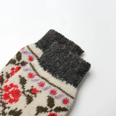 Носки женские шерстяные «Весна», цвет белый