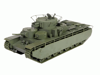 Сборная модель ZVEZDA Советский тяжелый танк Т-35, 1/35
