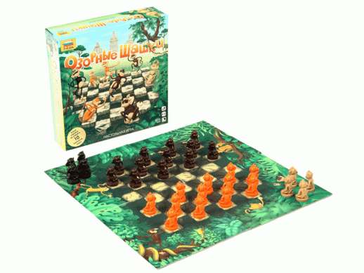 Настольная игра ZVEZDA "Озорные шашки", логическая