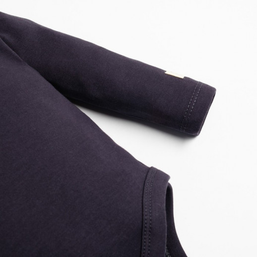 Боди (водолазка) Крошка Я, BASIC LINE, цвет тёмно-серый