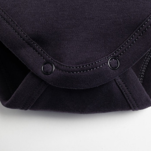 Боди (водолазка) Крошка Я, BASIC LINE, цвет тёмно-серый