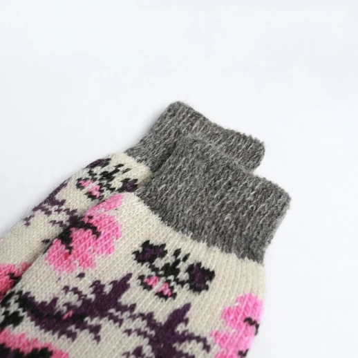 Носки женские шерстяные, цвет белый