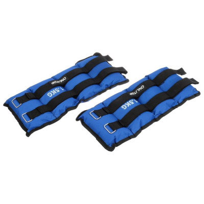 Утяжелители ONLYTOP, 2 шт. х 3 кг, цвет синий