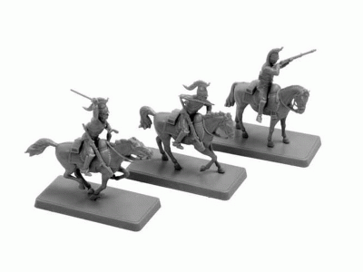 Сборные солдатики ZVEZDA Наполеоника: Французские драгуны, 1/72