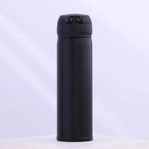 Термос с кнопкой Mode Forrest, 450 мл, черный, время сохранения тепла 10-12 ч