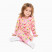 Пижама для девочки, цвет розовый/фрукты