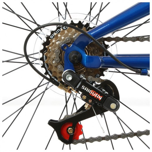 Велосипед 26" Progress Sierra FS, цвет чёрный/синий, р. 18, уценка