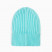 Шапка вязаная для девочки, цвет мятный/сердечко, размер 52-56