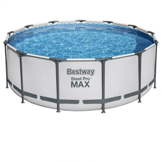 Бассейн каркасный Pool Set, 396 х 122 см, фильтр-насос, лестница, тент, 5618W