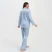 Пижама женская (рубашка и брюки) KAFTAN "Треугольники" цвет голубой
