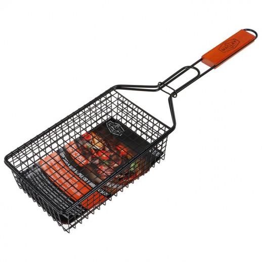 Корзина для барбекю Maclay, антипригарная, 53x23x14x8 см