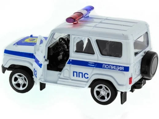 Машина "АВТОПАНОРАМА" инерц. УАЗ (ППС) 1/50, в/к 12*7*5,5 см