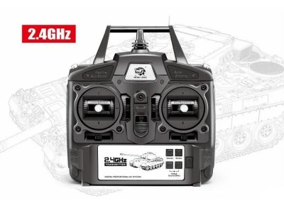 Радиоуправляемый танк Heng Long King Tiger (башня Henschel) Professional V6.0  2.4G 1/16 RTR