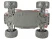 Радиоуправляемый монстр Remo Hobby SMAX V2.0 (красный) 4WD 2.4G 1/16 RTR