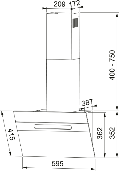 Вытяжка Franke Вытяжка Franke STERLING 60 WH (330.0702.956)