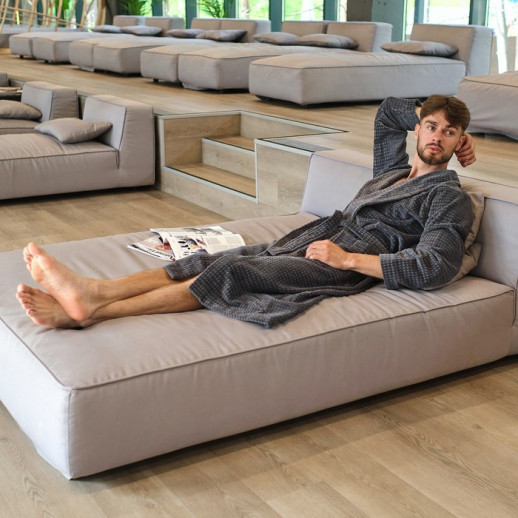 Халат махровый LoveLife "Comfort" цвет серый (L) 100% хлопок, 330 гр/м2
