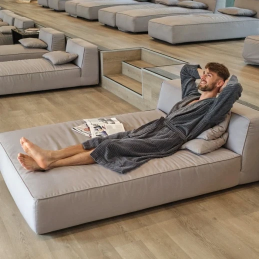 Халат махровый LoveLife "Comfort" цвет серый (L) 100% хлопок, 330 гр/м2