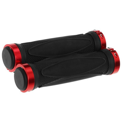 Грипсы STG HL-G202, 130 мм, цвет чёрный/красный