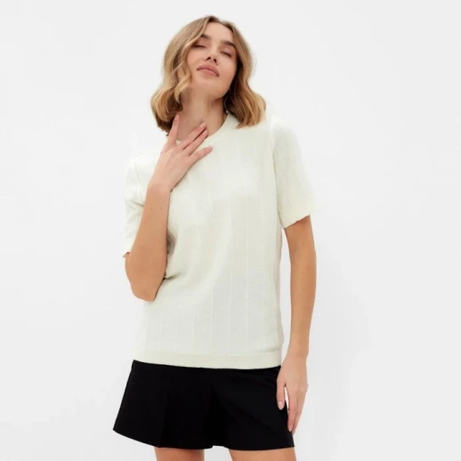Джемпер женский MINAKU: Casual Collection цвет экрю, р-р 50