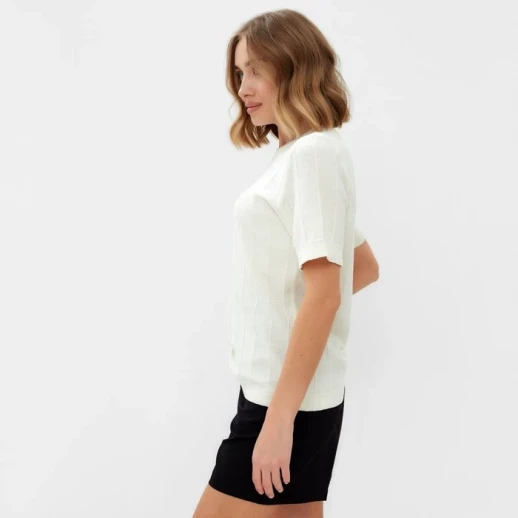 Джемпер женский MINAKU: Casual Collection цвет экрю, р-р 50