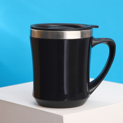 Термокружка «Лучше сгореть дотла», 350 мл, черный