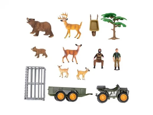 Набор фигурок животных MASAI MARA ММ205-057 серии "На ферме": Ферма игрушка 14 пр.