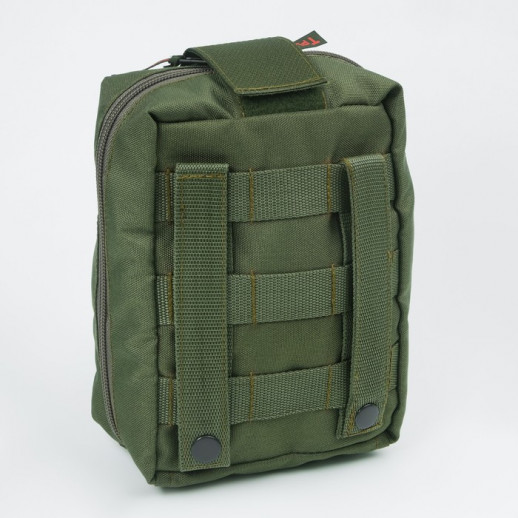 Подсумок армейский, тактический, медицинский, оксфорд 600, 14 x 8 x 18 см, олива