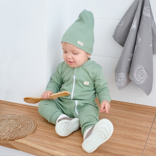 Комбинезон на молнии Крошка, Я BASIC LINE, зелёный