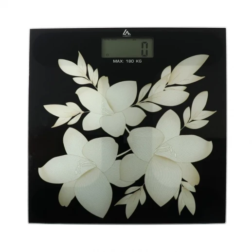 Весы напольные Luazon LVE-016 "Цветы", электронные, до 180 кг, 2хAAА (не в комплекте)