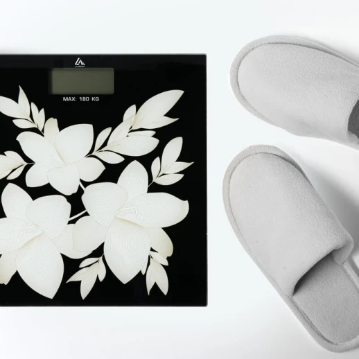 Весы напольные Luazon LVE-016 "Цветы", электронные, до 180 кг, 2хAAА (не в комплекте)