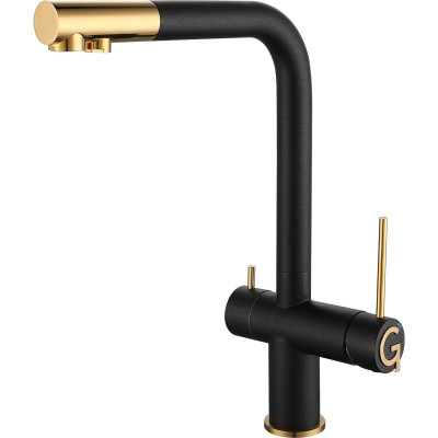Смеситель RIVELATO Rivelato 1523513 antracite oro