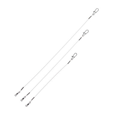 Набор поводков AFW 7 нитей, диаметр 0.38 мм, тест 18 кг, 15-20-25 см, 30 шт.