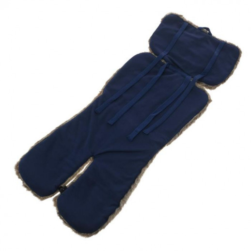 Накидка «АВТОНЯША» для детского автокресла, Мишка, тёмно-серая