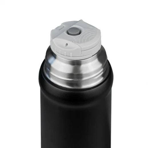 Термос "Арктика", 111, 600 мл, сохраняет тепло 24 ч, 26.2 х 7.4 см, черный