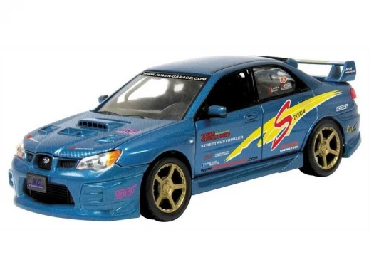 Машина Autotime "Subaru Impreza WRX STI" тюнинг гараж 1:24
