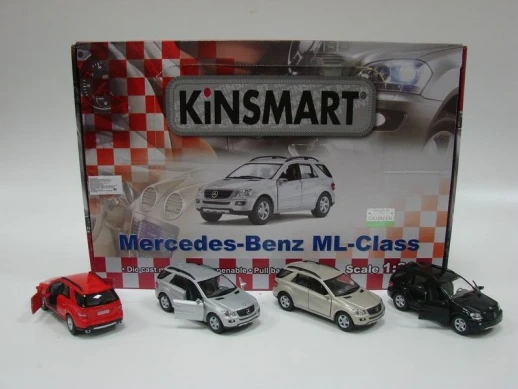 Машина Kinsmart "MERCEDES-BENZ ML" инерция (1/12шт.) 1:36 б/к