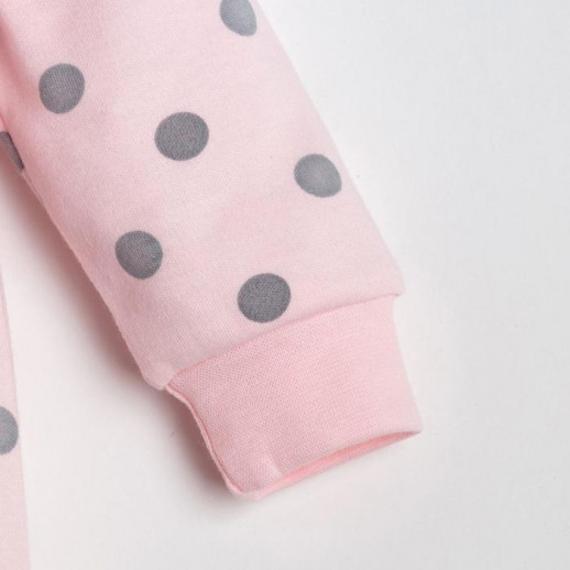 Комбинезон Крошка Я "Горошек", розовый