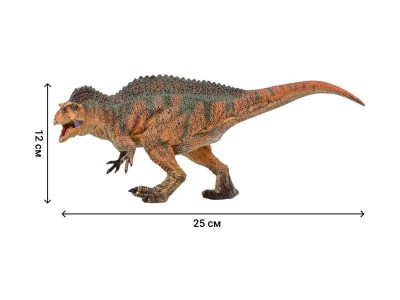 Игрушка динозавр MASAI MARA MM206-013 серии "Мир динозавров" Акрокантозавр, фигурка длиной 25 см