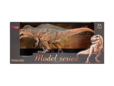Игрушка динозавр MASAI MARA MM206-013 серии "Мир динозавров" Акрокантозавр, фигурка длиной 25 см