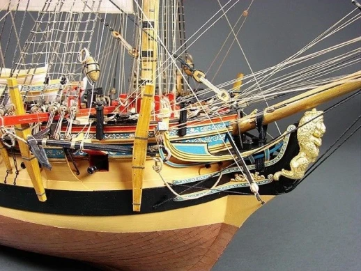 Сборная картонная модель Shipyard фрегат HMS Enterprize (№69), 1/96