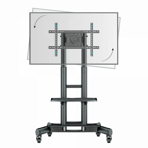 Мобильная стойка ONKRON на 1 ТВ ONKRON TS1551R-B