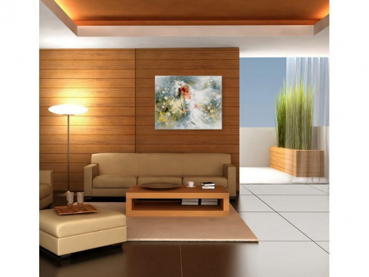 Картина по номерам с цветной схемой 40х50 ХАЕРАНТС В. БЕЛЫЙ СОН (32 цвета)