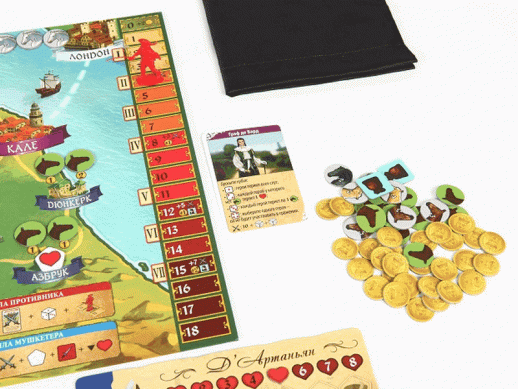 Настольная игра ZVEZDA "Д'Артаньян и три мушкетёра", приключенческая