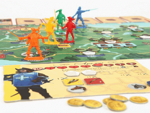 Настольная игра ZVEZDA "Д'Артаньян и три мушкетёра", приключенческая