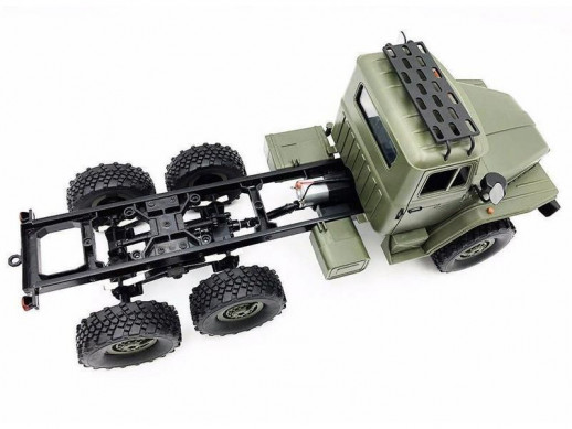 Радиоуправляемая машина WPL УРАЛ (зеленый) 6WD 2.4G 1/16 RTR