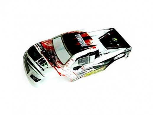 Кузов бело-черный для монстра Himoto E18MT, E18MTL