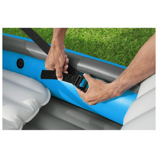 Байдарка Cove Champion X2 Kayak, 331 х 88 см, 2 весла, ласты, ручной насос, 65131