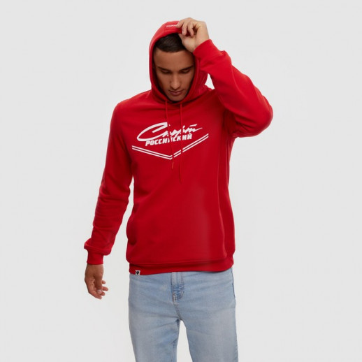 Худи и President Спорт Российский, цвет красный