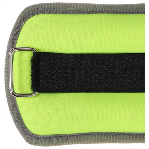 Утяжелители неопреновые ONLITOP, 2 шт. х 1 кг, цвет салатовый